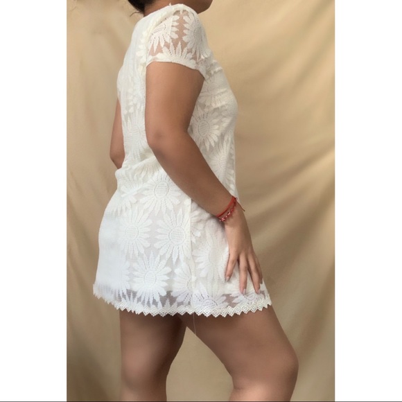 White Lace Dress - Picture 2 of 7